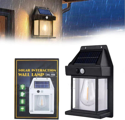 Solar Wall Lamp ☀️💡 | Waterproof Outdoor Garden Light 🌿🌧️
