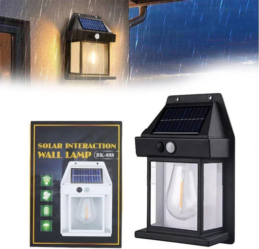 Solar Wall Lamp ☀️💡 | Waterproof Outdoor Garden Light 🌿🌧️