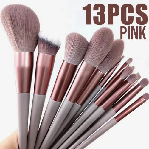Beautious 13-Pcs Makeup Brush Set 🎨✨ Soft Hair Brushes for Powder, Eyeshadow & More 💄🖌️