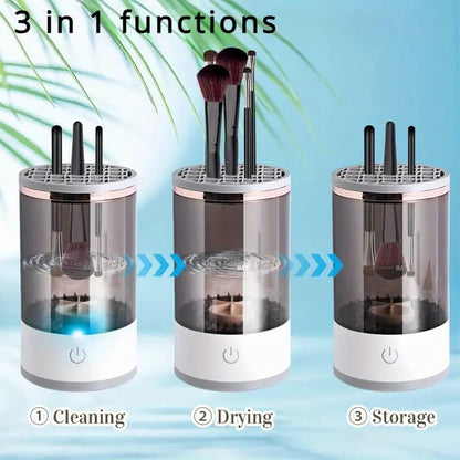 3-in-1 🎨✨ Auto Brush Cleaner 🧼🖌️