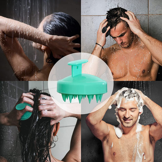 Scalp Scrubber Brush 🧖‍♀️✨ Soft Silicone Massage