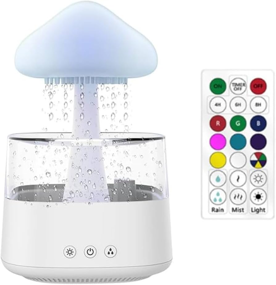 🌱🌧️"CloudGlow Rain Humidifier Lamp"💡🌈
