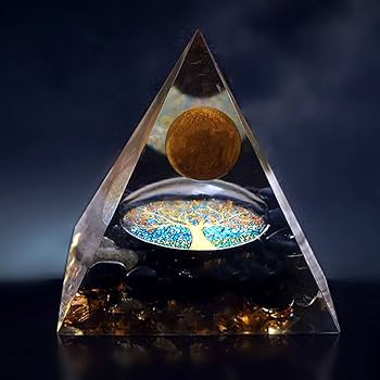 6CM Orgone Pyramid 🔮✨ Peridot Healing 💚 Chakra Energy 🌟 Meditation Tool 🧘‍♀️