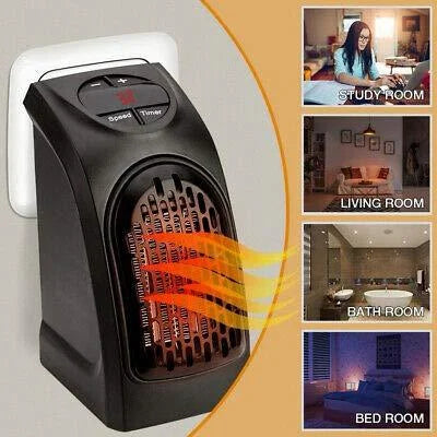 🔥 400W Mini Portable Room Heater ❄️🏠 Travel, Bedroom & Office