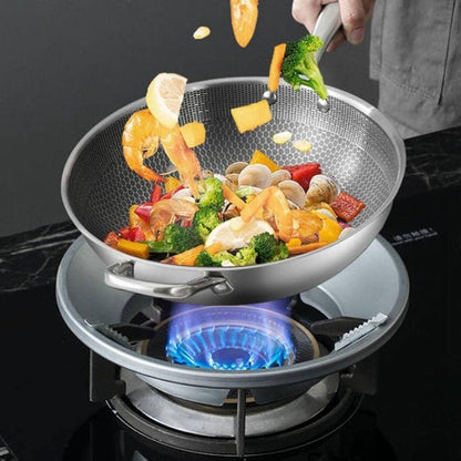 🔥 Energy-Saving Gas Stove Stand ⛽️ 9.5” Windproof Burner Cover 💨
