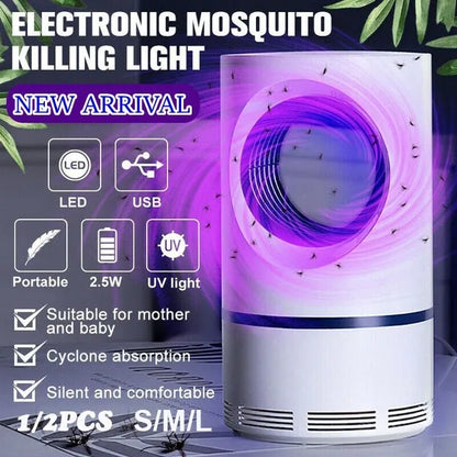 Mosquito Killer Lamp 🦟💡 | USB Electric Repellent ⚡🔌