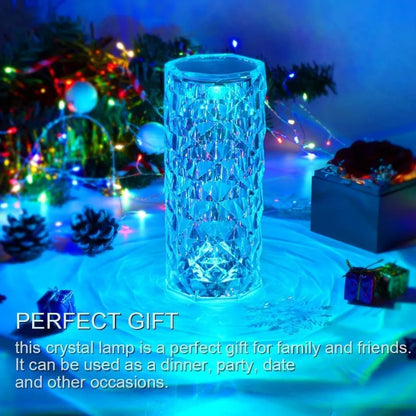 🌹 Crystal Rose Lamp 💡✨ | 16 Colors 🌈 | USB Rechargeable 🔋