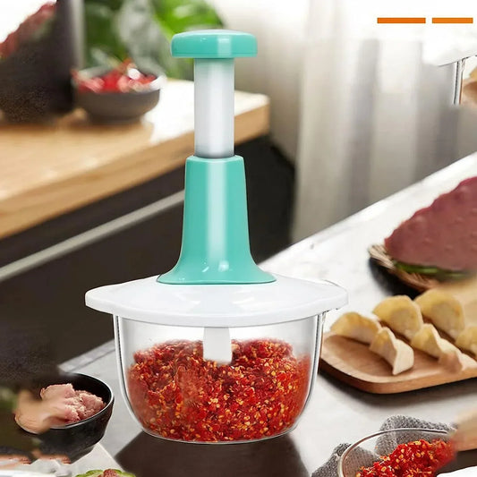 Hand Push Chopper 🥒🔪 | Food Processor 🍅🏠