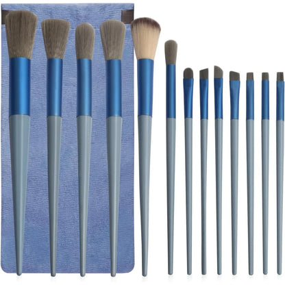 Beautious 13-Pcs Makeup Brush Set 🎨✨ Soft Hair Brushes for Powder, Eyeshadow & More 💄🖌️