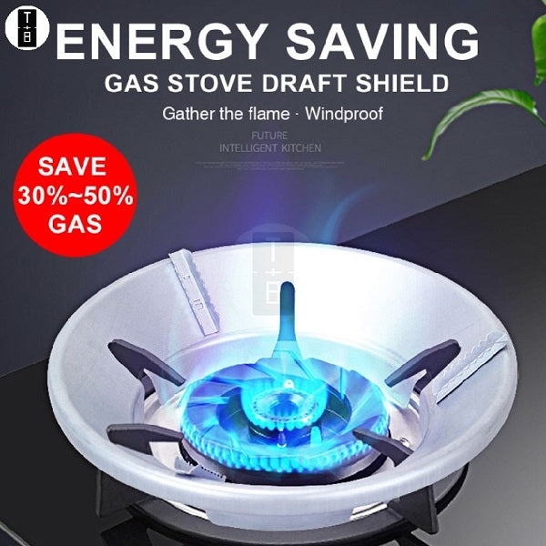 🔥 Energy-Saving Gas Stove Stand ⛽️ 9.5” Windproof Burner Cover 💨