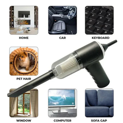 3-in-1 Cordless Vacuum 🧹🔋 Lightweight & Portable with LED Light 💡