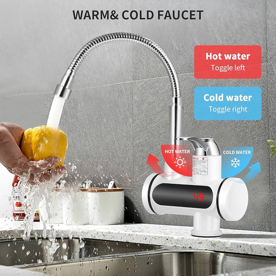 🔥⚡ Instant Electric Hot Water Tap 🚰💧