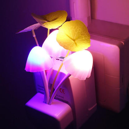 Mushroom Night Light 🍄✨ 3-Color LED 🌈🔆