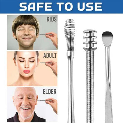 🦻 Ear Wax Cleaning Kit – 6 Pcs Ear Pick Tools 🛠️✨