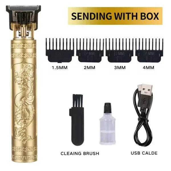 T9 Dragon Style Trimmer 🔥🐉 USB Rechargeable for Men 💈✂️