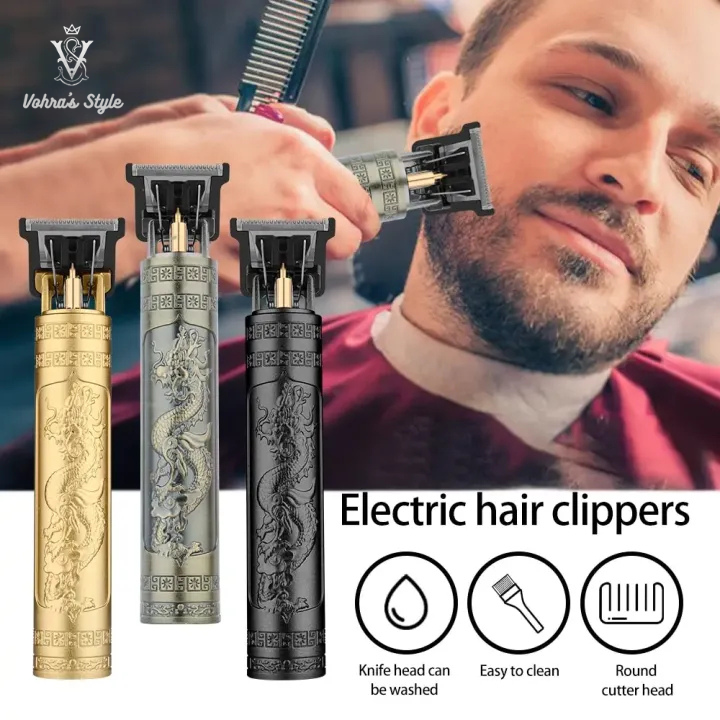 T9 Dragon Style Trimmer 🔥🐉 USB Rechargeable for Men 💈✂️