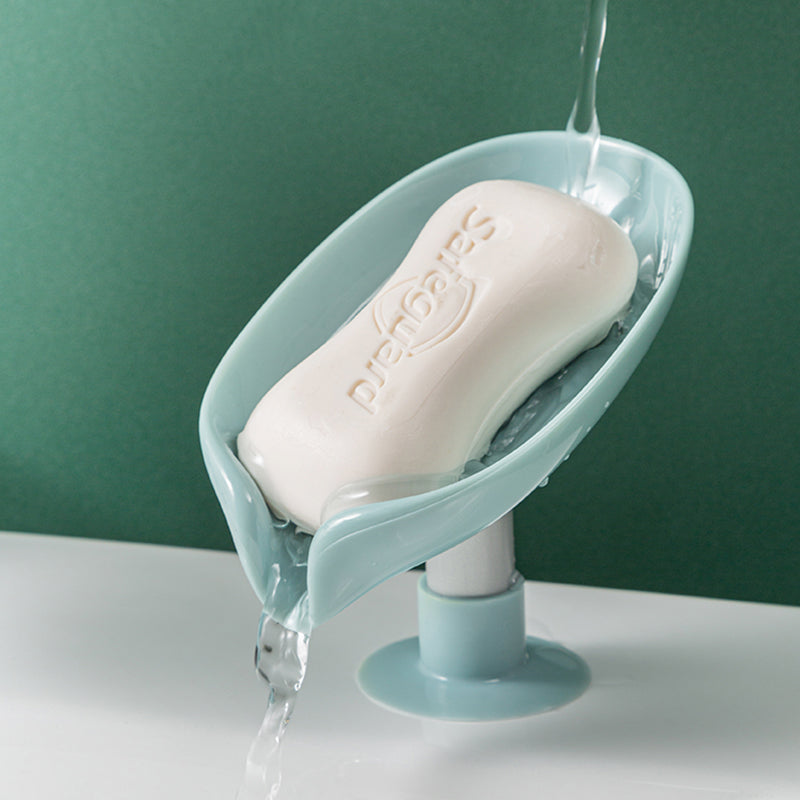 🍃 Leaf Shape Soap Holder Box 🧼🧽
