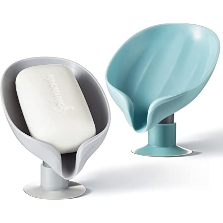 🍃 Leaf Shape Soap Holder Box 🧼🧽