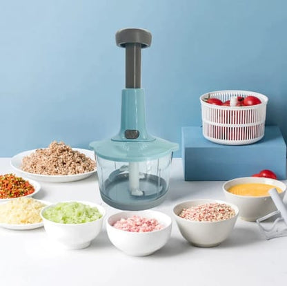 Hand Push Chopper 🥒🔪 | Food Processor 🍅🏠