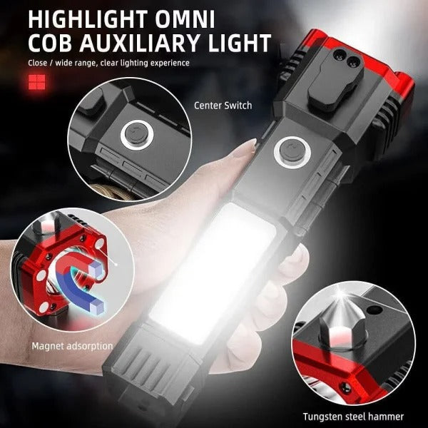 Heinast ⚡ High Power LED 🔦 TYPE-C 🔌 Rechargeable