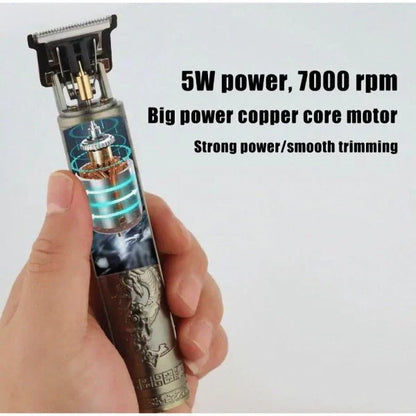T9 Dragon Style Trimmer 🔥🐉 USB Rechargeable for Men 💈✂️