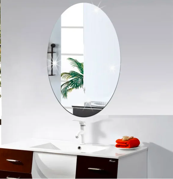 ✨Mirror Wall Stickers 🪞 | Self-Adhesive Decor 🏠