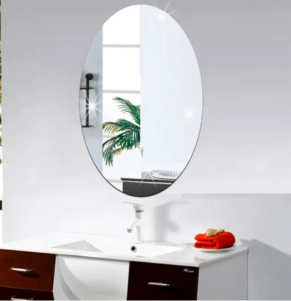 ✨Mirror Wall Stickers 🪞 | Self-Adhesive Decor 🏠