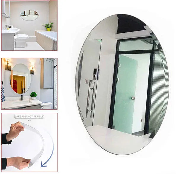 ✨Mirror Wall Stickers 🪞 | Self-Adhesive Decor 🏠