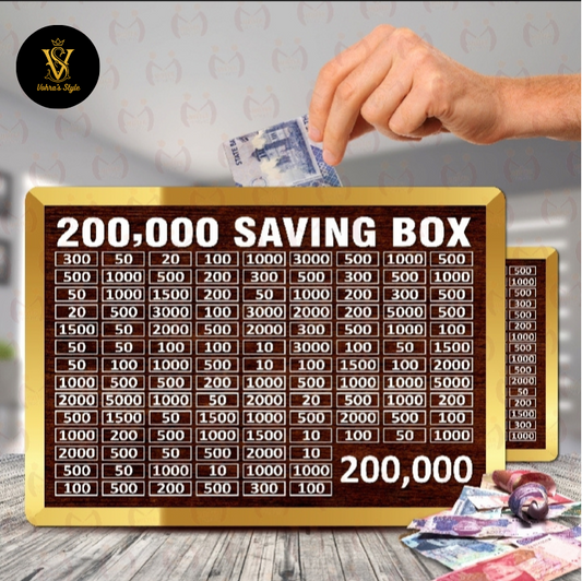 💰 Saving Challenge Box 🏦✨ For ( 200,000 Rs ) | Save Smart, Dream Big! 🌟