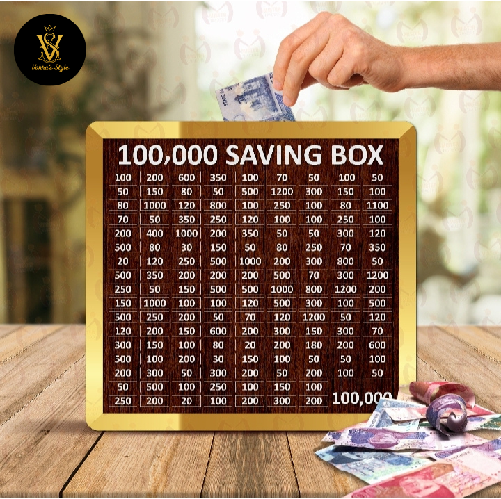 💰 Saving Challenge Box 🏦✨ For ( 100,000 Rs ) | Save Smart, Dream Big! 🌟
