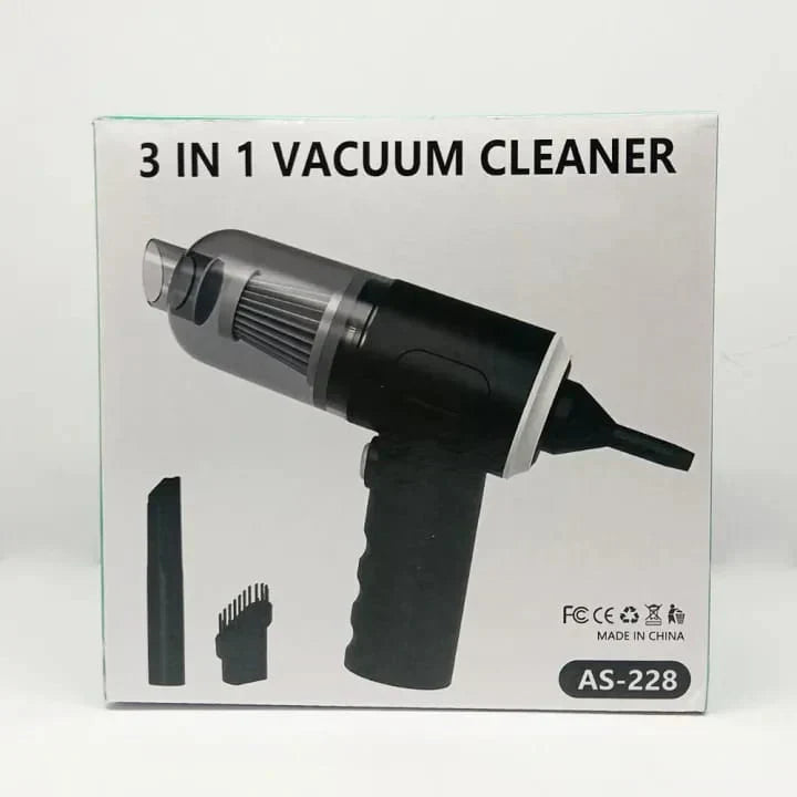 3-in-1 Cordless Vacuum 🧹🔋 Lightweight & Portable with LED Light 💡