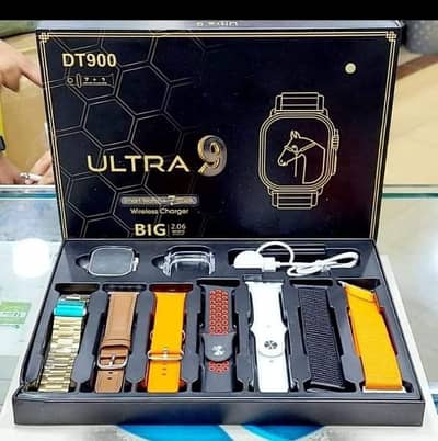 DT900 Ultra Smartwatch ⌚✨ (7 Straps Included 🎨)