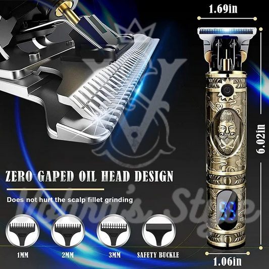 T9 Dragon Style Trimmer 🔥🐉 USB Rechargeable for Men 💈✂️