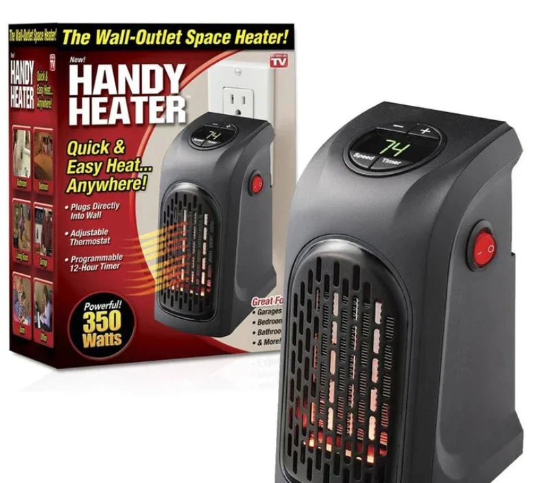 🔥 400W Mini Portable Room Heater ❄️🏠 Travel, Bedroom & Office