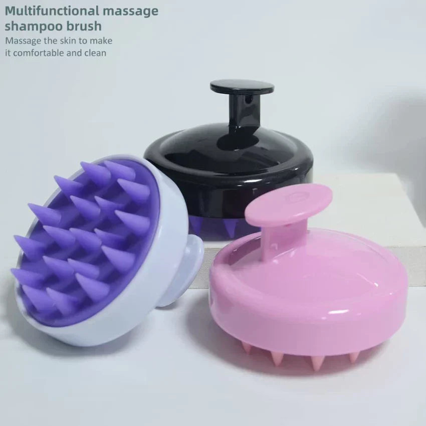 Scalp Scrubber Brush 🧖‍♀️✨ Soft Silicone Massage