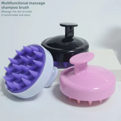 Scalp Scrubber Brush 🧖‍♀️✨ Soft Silicone Massage