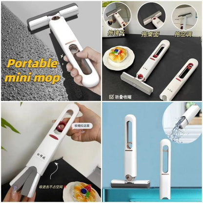Mini Squeeze Mop 🧽✨ | Portable & Absorbent