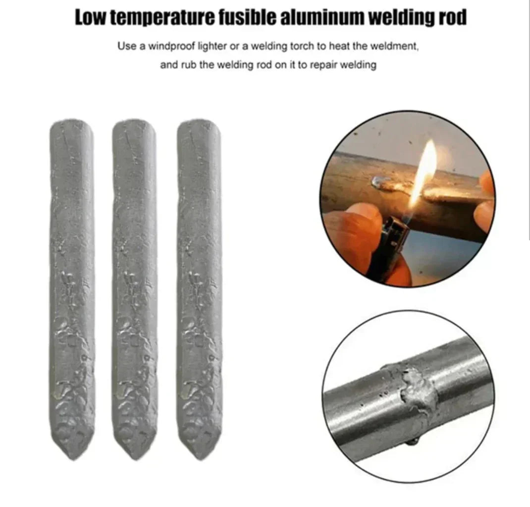 Low Temp 🔥 Easy Melt Aluminum Solder Rods 🛠️✨