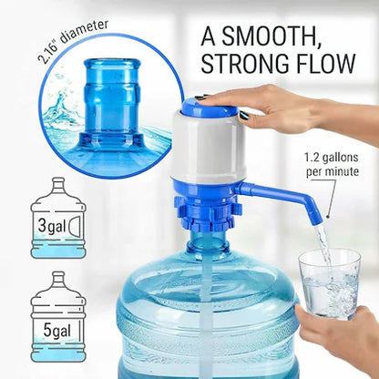 Manual Water Pump 🚰 for 19L Bottles 💧 Large Dispenser